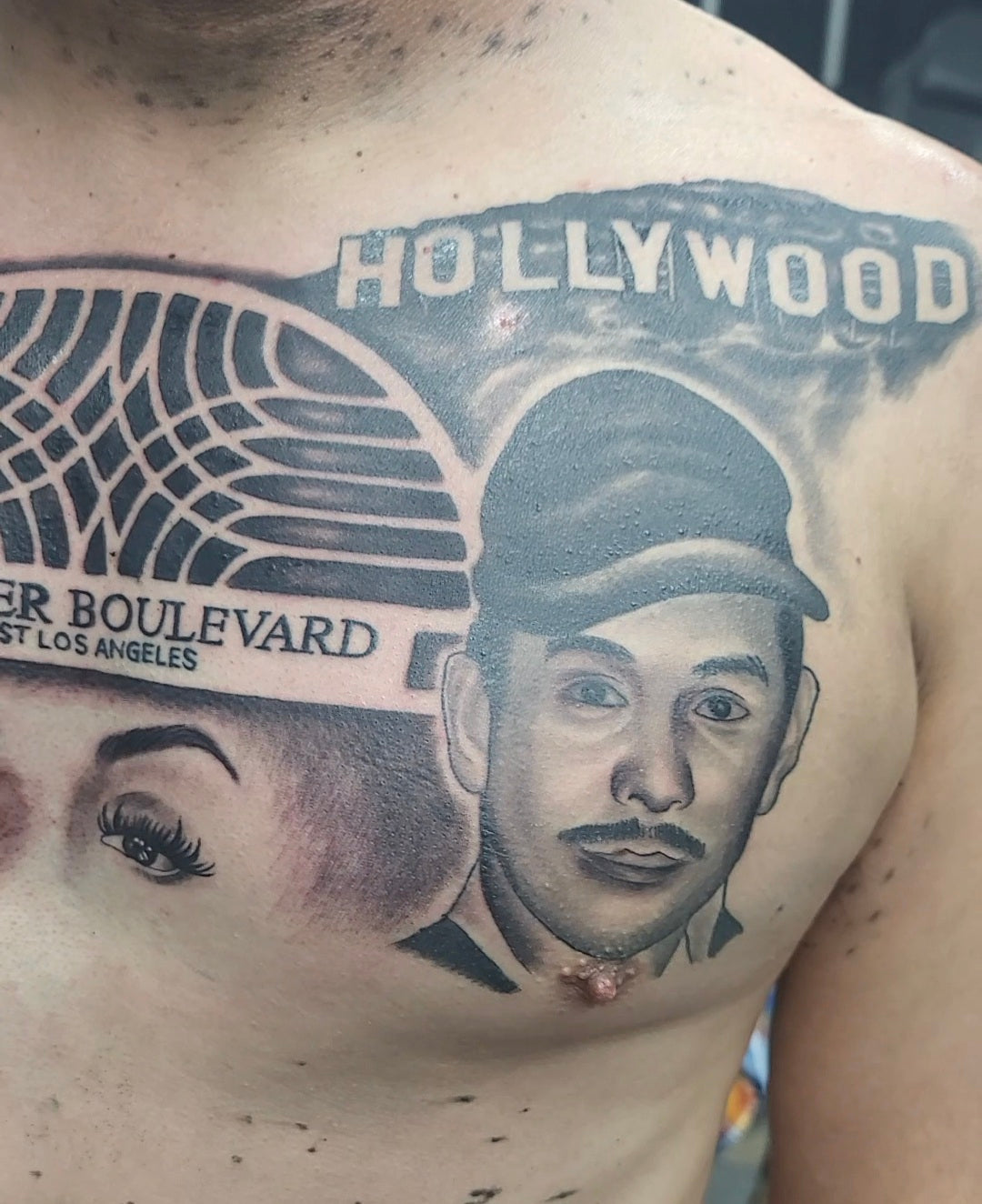 Full Chest Tattoo Session