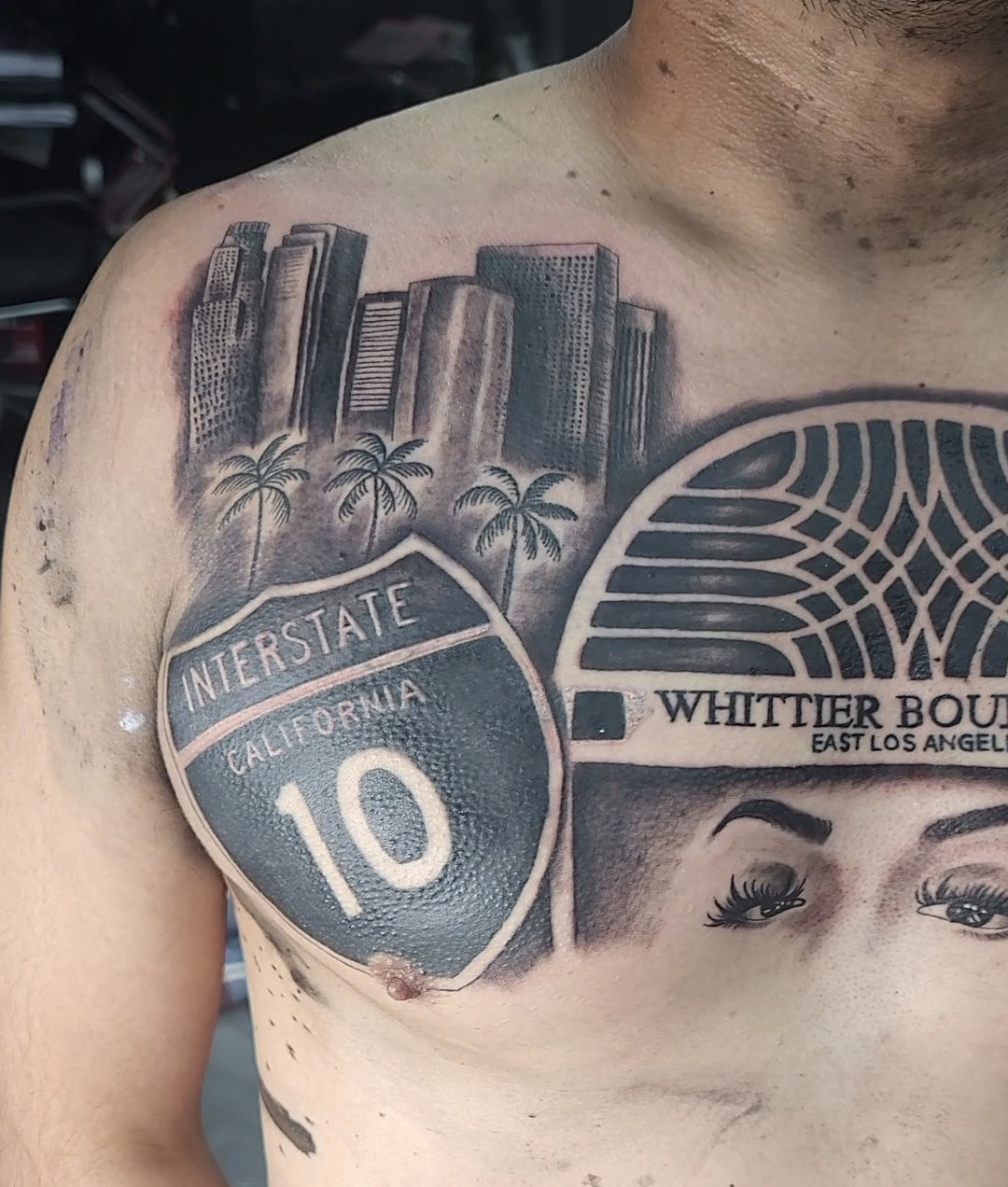 Full Chest Tattoo Session