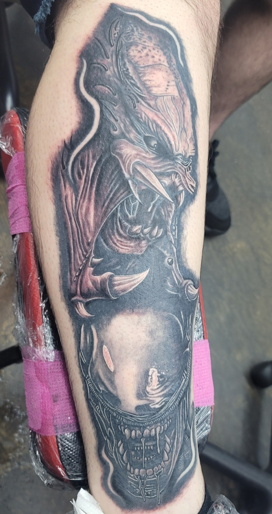 1 Horror/Movie Character Portrait Tattoo