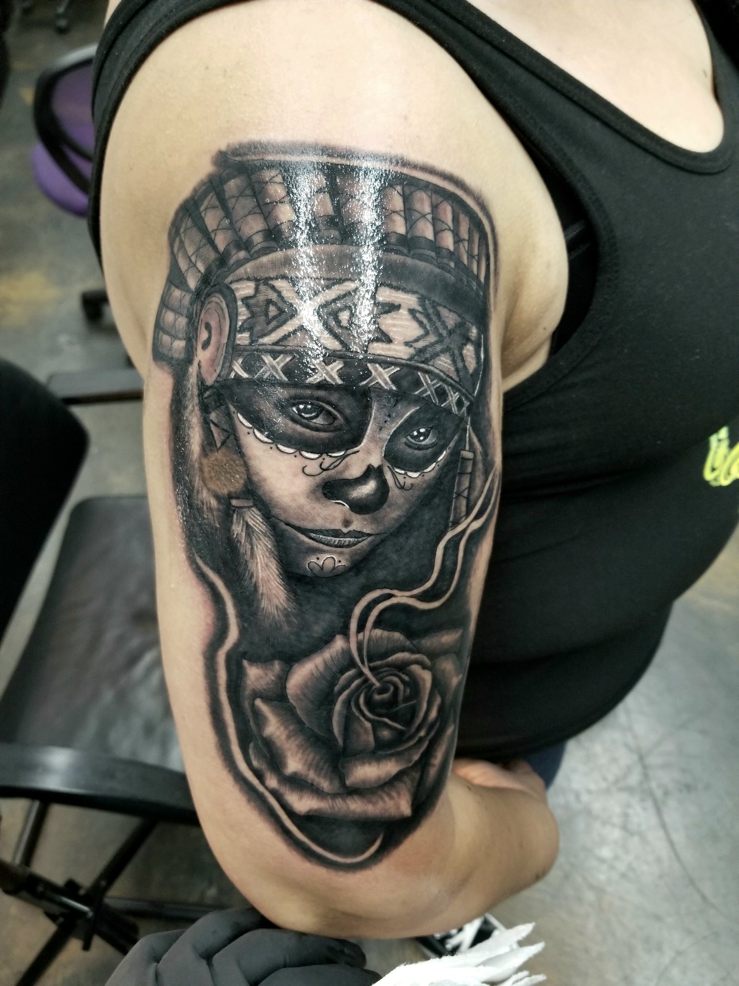 Full Day Tattoo Session Upper Arm