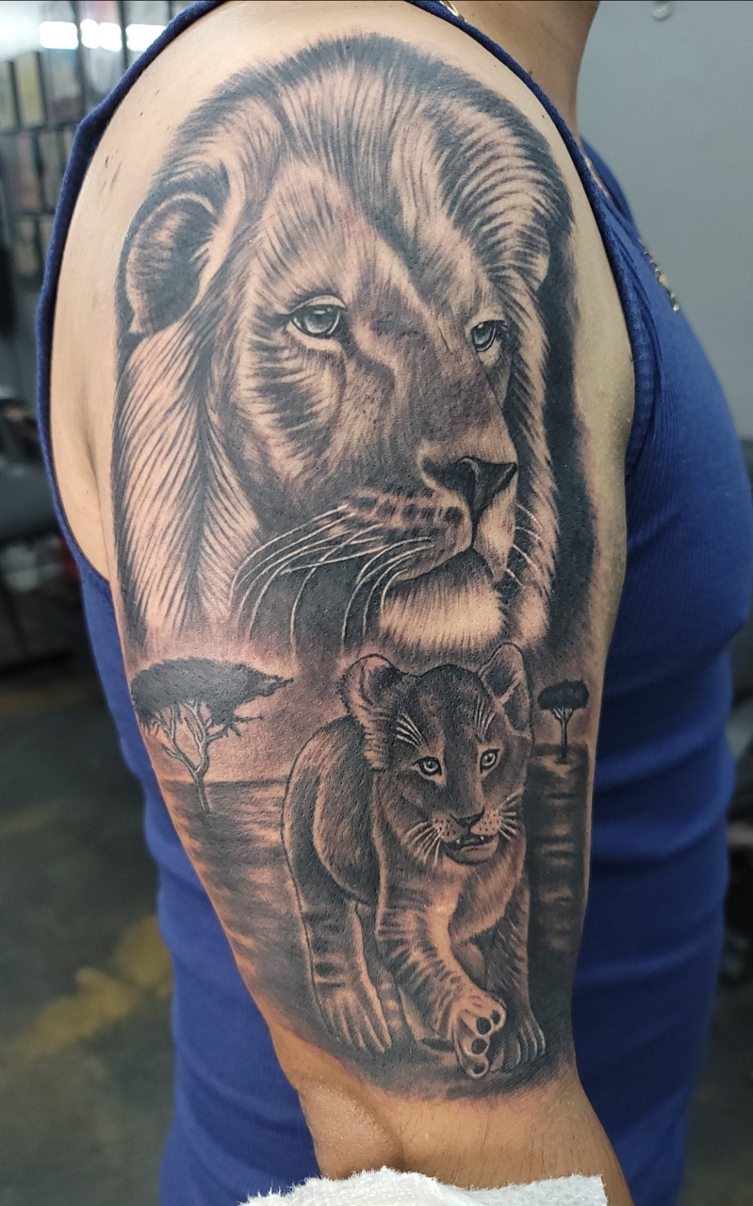 Full Day Tattoo Session Upper Arm