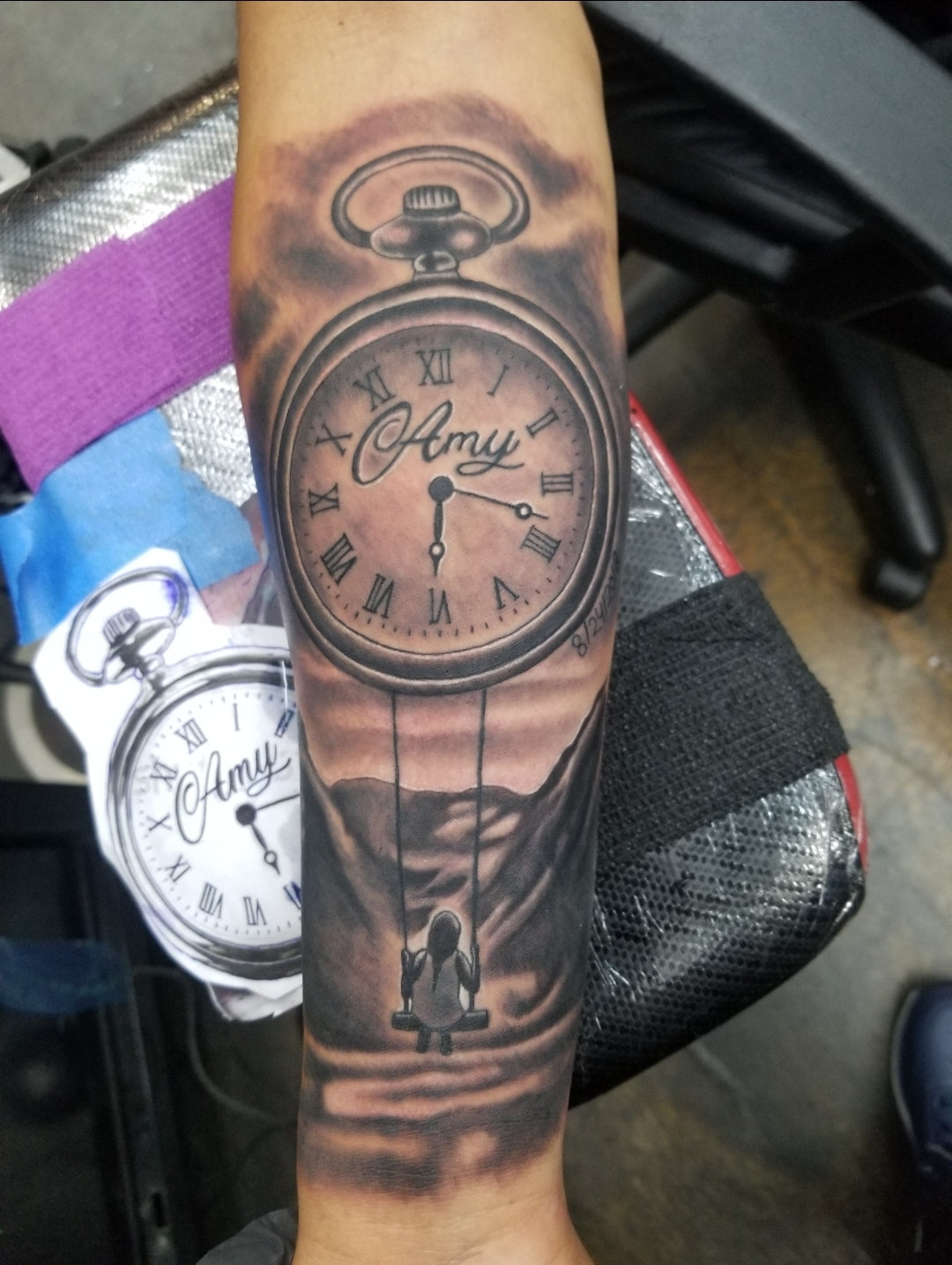 Full Day Tattoo Session Lower Arm