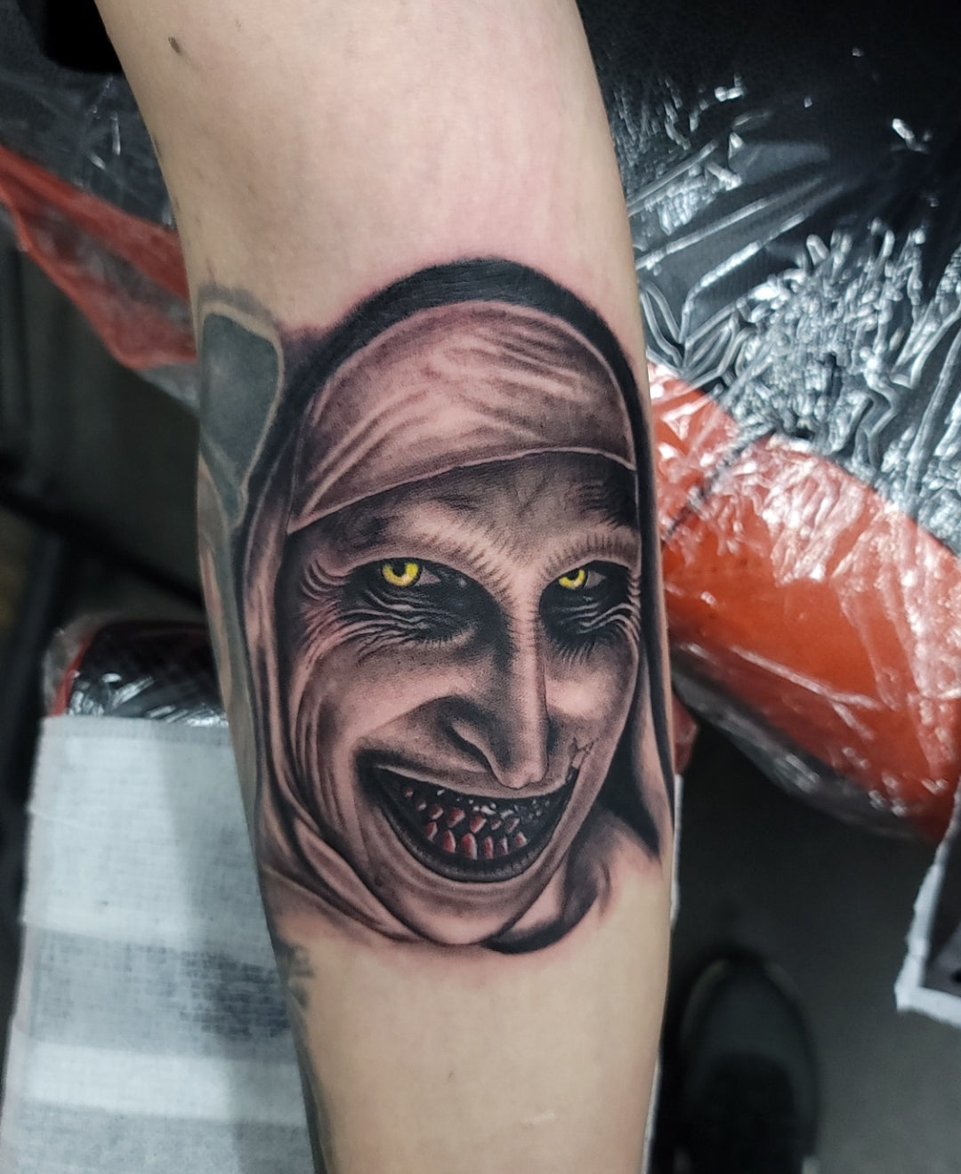 1 Horror/Movie Character Portrait Tattoo
