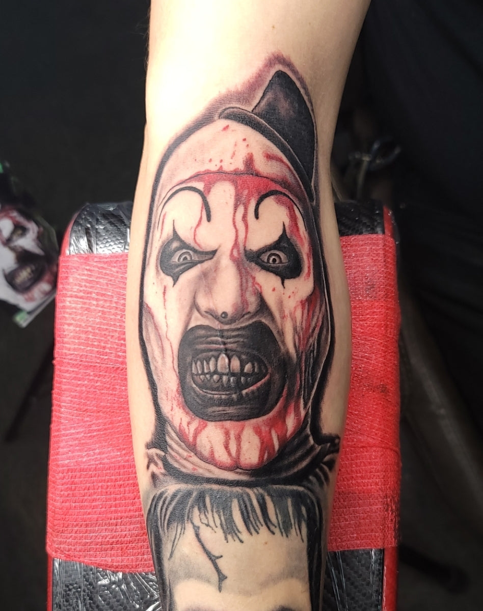 1 Horror/Movie Character Portrait Tattoo END OF TIMES TATTOO STUDIO